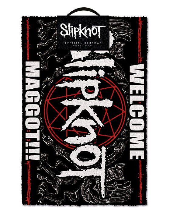 Zerbino Slipknot Welcome Maggot Cm 60X40 - Gp85411 Zerbino Slipknot Welcome Maggot Cm 60X40 - Gp85411